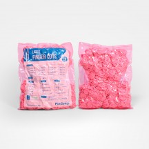 핑크색 핑거코트 손가락 라텍스 골무 KMX - S 재고 한정 30팩