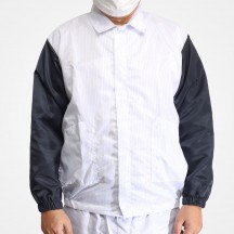 크린룸 투피스 무진복 상의 (화이트+네이비)