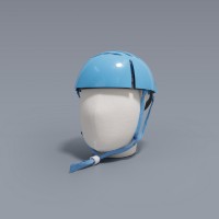 크린룸 안전모 BUMP CAP 범프캡 블루 내피형