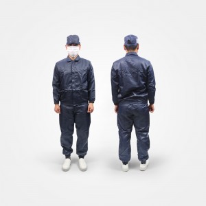 크린룸 무진복 ( 네이비 - TP 투피스 상하의 SET ) 제전 방진복