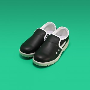 검정 통기성 크린룸 제전 방진 안전 단화