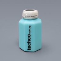 TECHCO 정량 인출기 토출기 인출 IPA 약품통 파란색